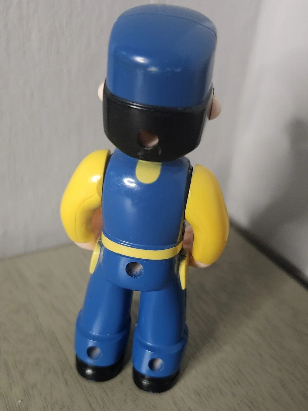 Vintage Train Conductor Toy Figure Small
